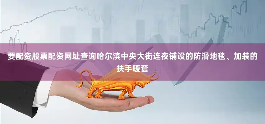 要配资股票配资网址查询哈尔滨中央大街连夜铺设的防滑地毯、加装的扶手暖套