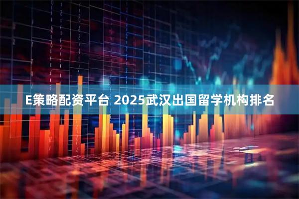 E策略配资平台 2025武汉出国留学机构排名
