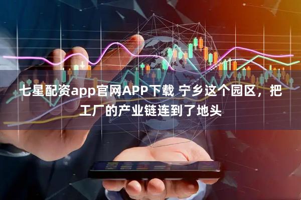 七星配资app官网APP下载 宁乡这个园区，把工厂的产业链连到了地头