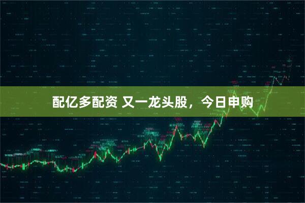 配亿多配资 又一龙头股，今日申购