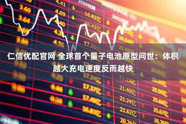 仁信优配官网 全球首个量子电池原型问世：体积越大充电速度反而越快